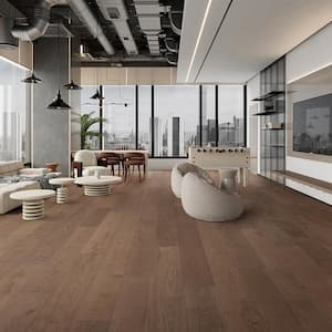 Stinson French Oak 1/2 in. T x 7.5 in. W Water Resistant Wire Brushed Engineered Hardwood Flooring (23.3 sq. ft./case)
