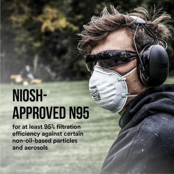 8210 Plus N95 Performance Sanding and Fiberglass Disposable Respirator (20-Pack)