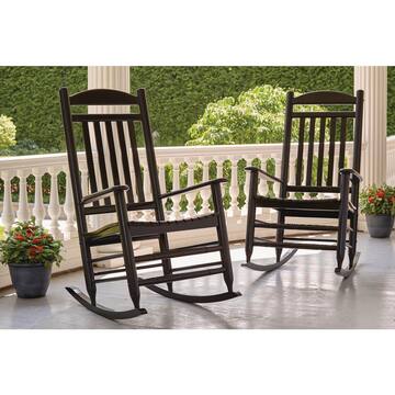 Unbranded Black Patio Rocking Chair 2.1.1200