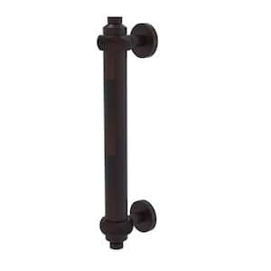 8 in. Center-to-Center Door Pull with Twisted Aents in Venetian Bronze