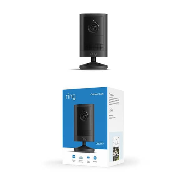 Outdoor Cam, Battery (Newest Model) Security Camera - Wide-Angle Retinal 2K Video, 6x Enhanced Zoom, Night Vision, Black