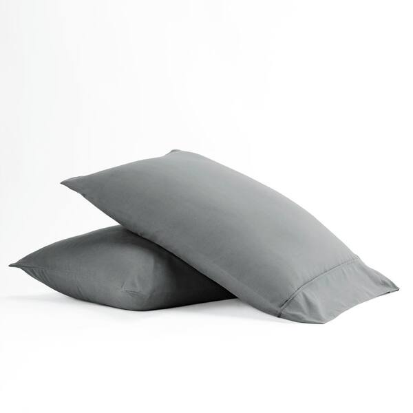gray pillow sham