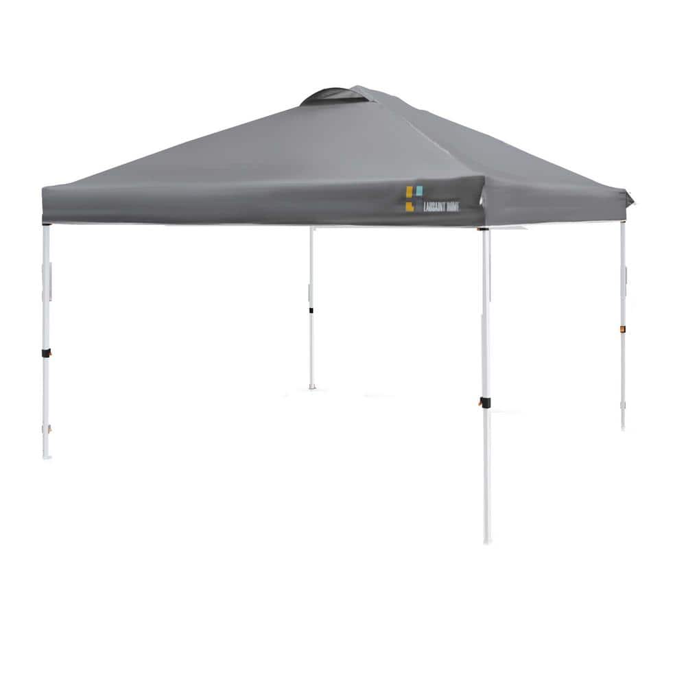 10 ft. x 10 ft. Dark Gray Pop-Up Canopy