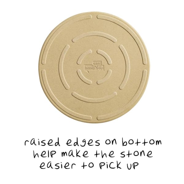 Honey-Can-Do 14 in. Round Non-Cracking Pizza Stone Honey-Can-Do 14 in. Round Non-Cracking Pizza Stone