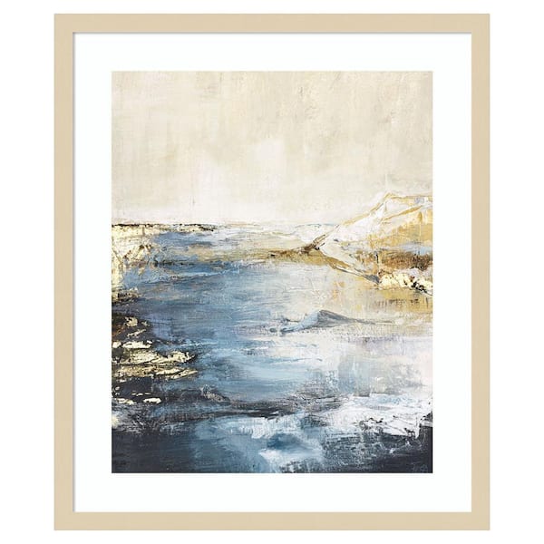 Amanti Art Astonish 3 by Design Fabrikken 21 in. W x 25 in. H. Wood Framed Wall Art Print Framed in Brown