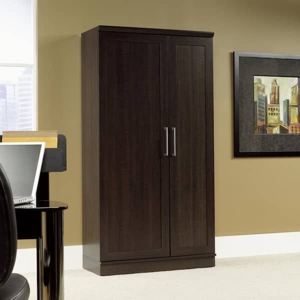 SAUDER Home Plus Dakota Oak Storage Cabinet 411572 - The Home Depot