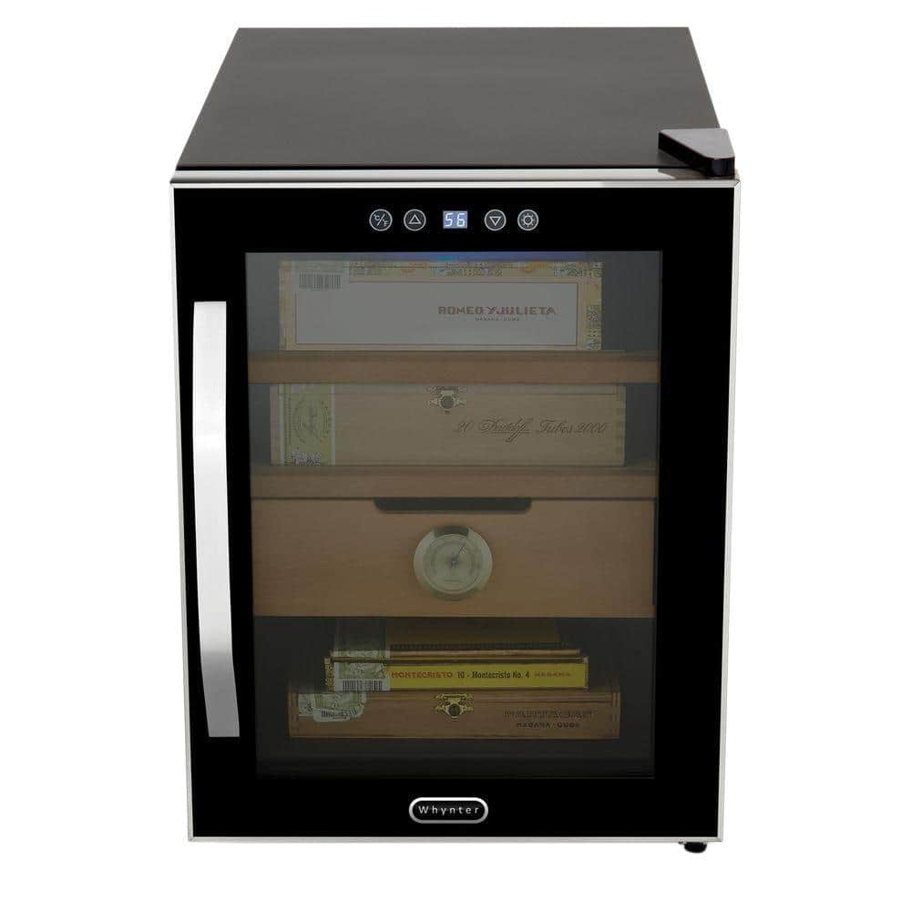 Elite Touch Control Stainless 1.2 cu. ft. Cigar Cooler Humidor -  Whynter, CHC-122BD