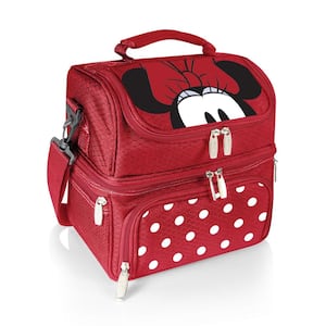 3 Qt. 8-Can Minnie Mouse Pranzo Lunch Tote Cooler in Red