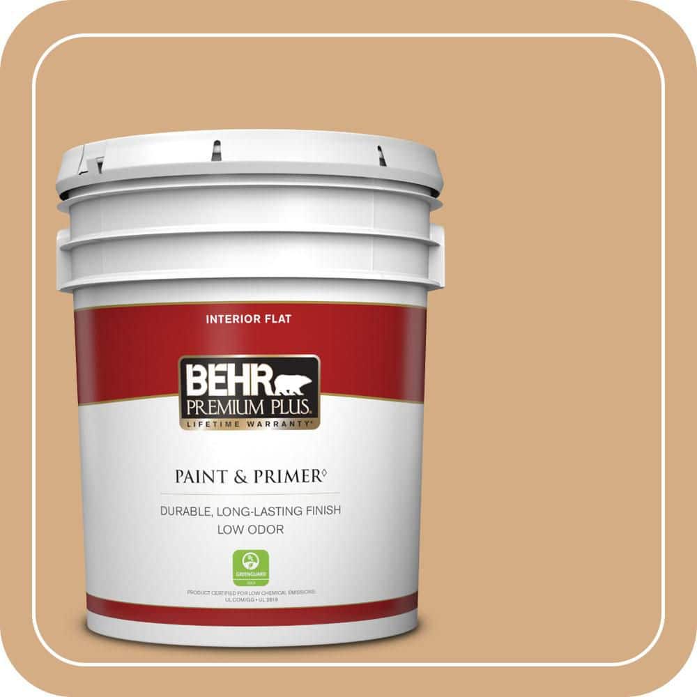 5 gal. #BXC-67 Santa Fe Tan Flat Low Odor Interior Paint & Primer price history on PriceWatchPro