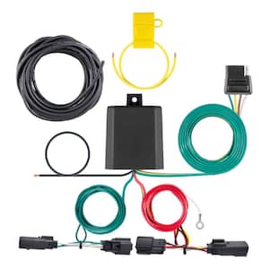 Custom Vehicle-Trailer Wiring Harness, 4-Way Flat Output, Select Ford Edge, Quick Electrical Wire T-Connector