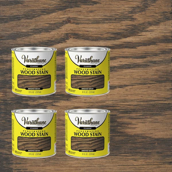 8 oz. Smoke Gray Classic Interior Wood Stain (Case of 4)