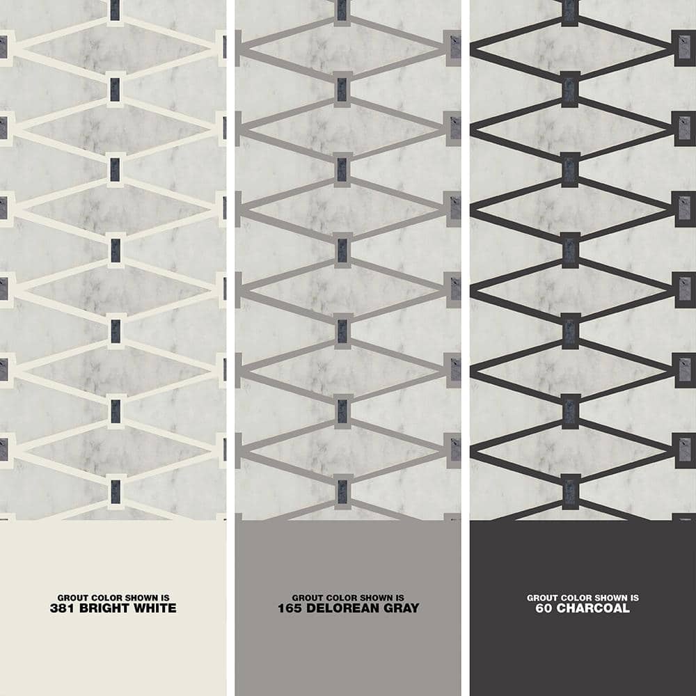 Azula Floret 12x12 Marble Mosaic Tile for Bathroom and Kitchen