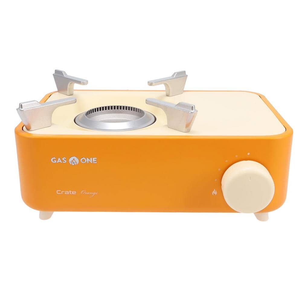 GASONE Crate Series Butane Fuel Camp Stove in Orange