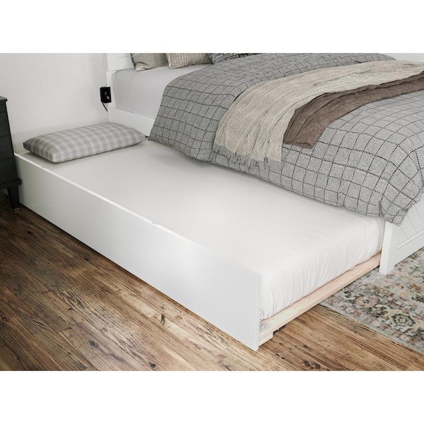AFI Urban White Trundle Full Bed