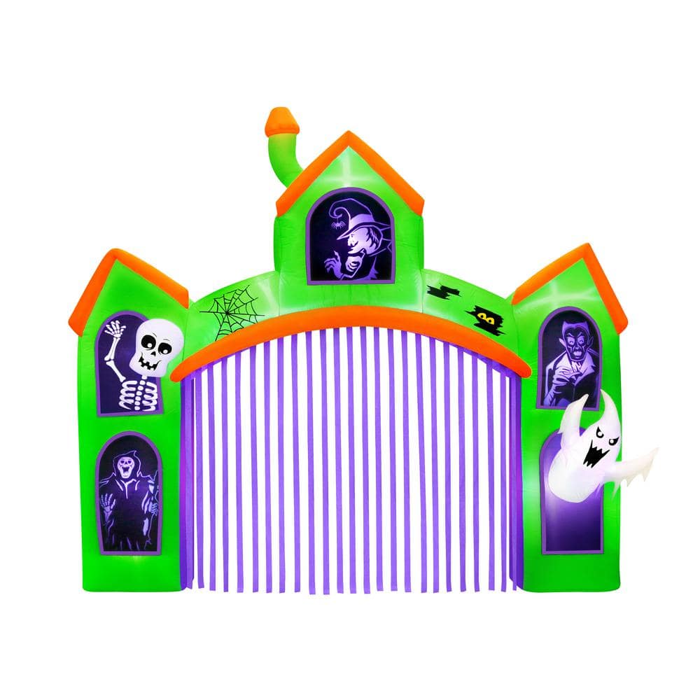 12-ft. Inflatable Haunted Archway With Projection Silhouette