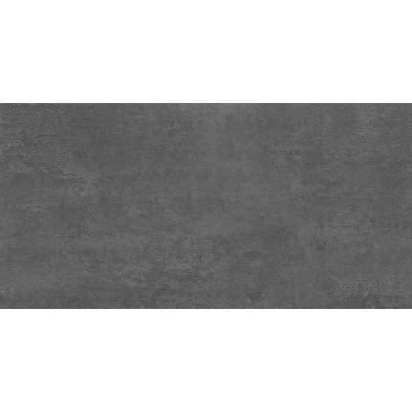 24 in. x 12 in. Quarry Dark Grey Luxury Vinyl Plank Flooring Waterproof Peel and Stick Floor Tiles (12-Tile, 24 sq. ft.)