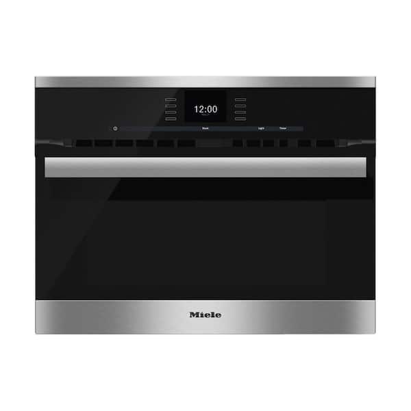 Miele PureLine 24" 1.52 cu. ft. Single Electric Speed Oven with SensorTronic in Stainless Steel