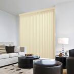 Crown Alabaster Room Darkening Vertical Blind for Sliding Door or Window - Louver Size 3.5 in. W x 102 in. L(9-Pack)