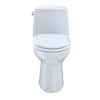 TOTO UltraMax II 1-Piece 1.28 GPF Single Flush Elongated Toilet in Cotton  White MS604124CEFG#01 - The Home Depot