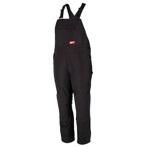 Milwaukee Men's Medium Black FREEFLEX Insulated Bib Overalls and