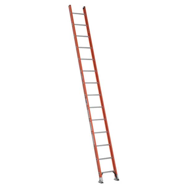Werner 14 ft. Fiberglass D-Rung Straight Ladder with 300 lb. Load Capacity Type IA Duty Rating
