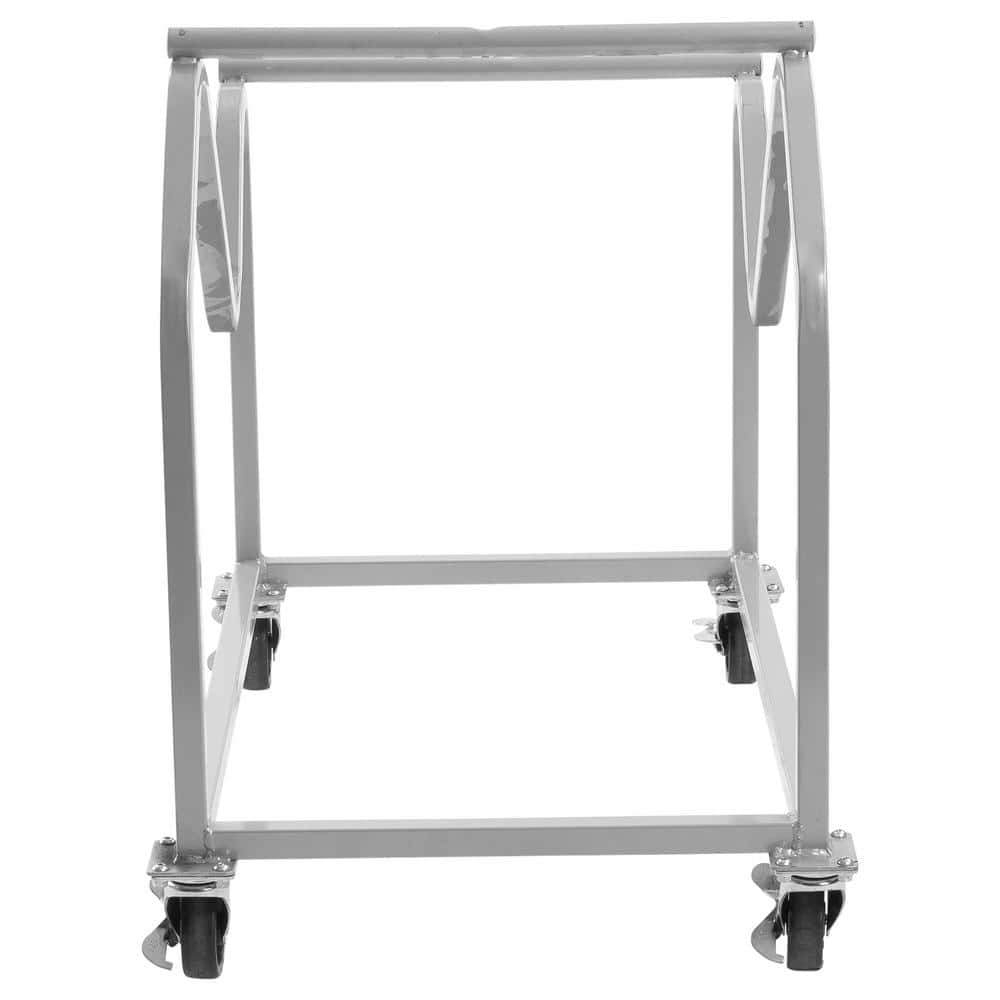 Heavy-Duty Steel Flat Dolly with Caster Wheels
