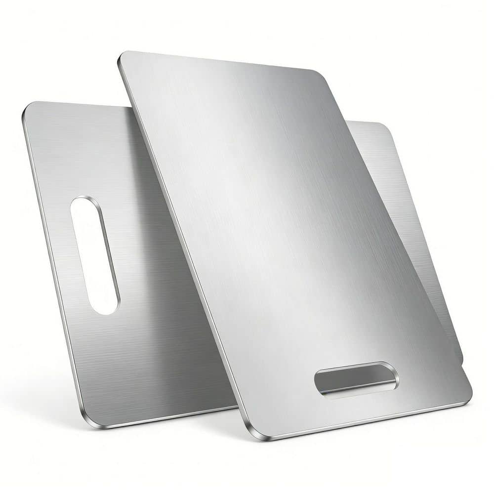 Numhew 2 Pack 15 in. x 11 in. 100% Pure Titanium Cutting Board