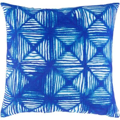 blue print throw pillows