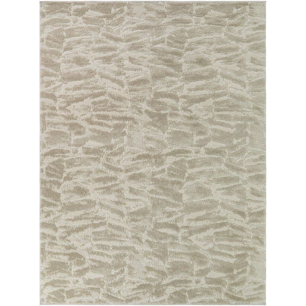 Parys Beige/Ivory 5 ft. x 7 ft. Abstract Contemporary Area Rug price history on PriceWatchPro