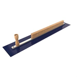 30 in. x 6 in. Blue Steel Square End Darby