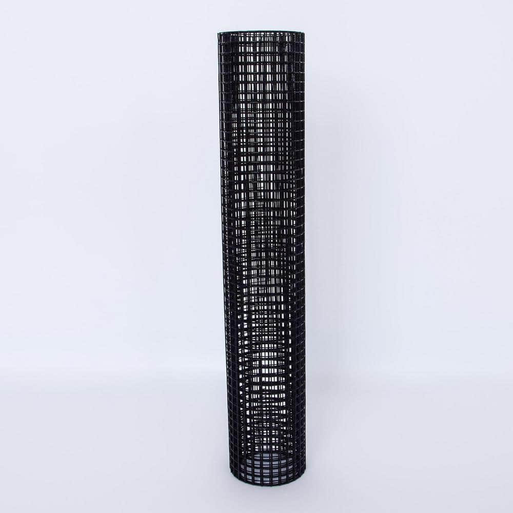 24 in. x 600 in. 21-Gauge 1/4 in. Black PVC Hardware Cloth Black Welded Wire Fence Poultry-Netting Cage-Home Improvement price history on PriceWatchPro