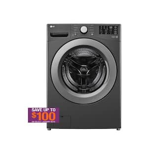 Samsung 6.0 Cu. Ft. High-Efficiency Smart Front Load Washer with Steam and  FlexWash Black WV60A9900AV/A5 - Best Buy