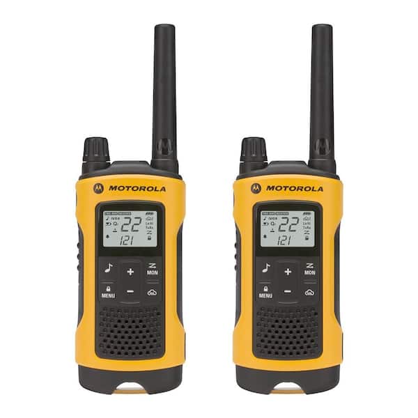MOTOROLA Talkabout T400 FRS/GMRS 2-Way Radios with 35 Mile Range and NOAA Notifications in Yellow