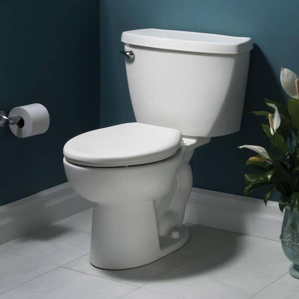 Cadet Pressure-Assisted 2-piece 1.1 GPF Single Flush Elongated Toilet in White, Seat Not Included