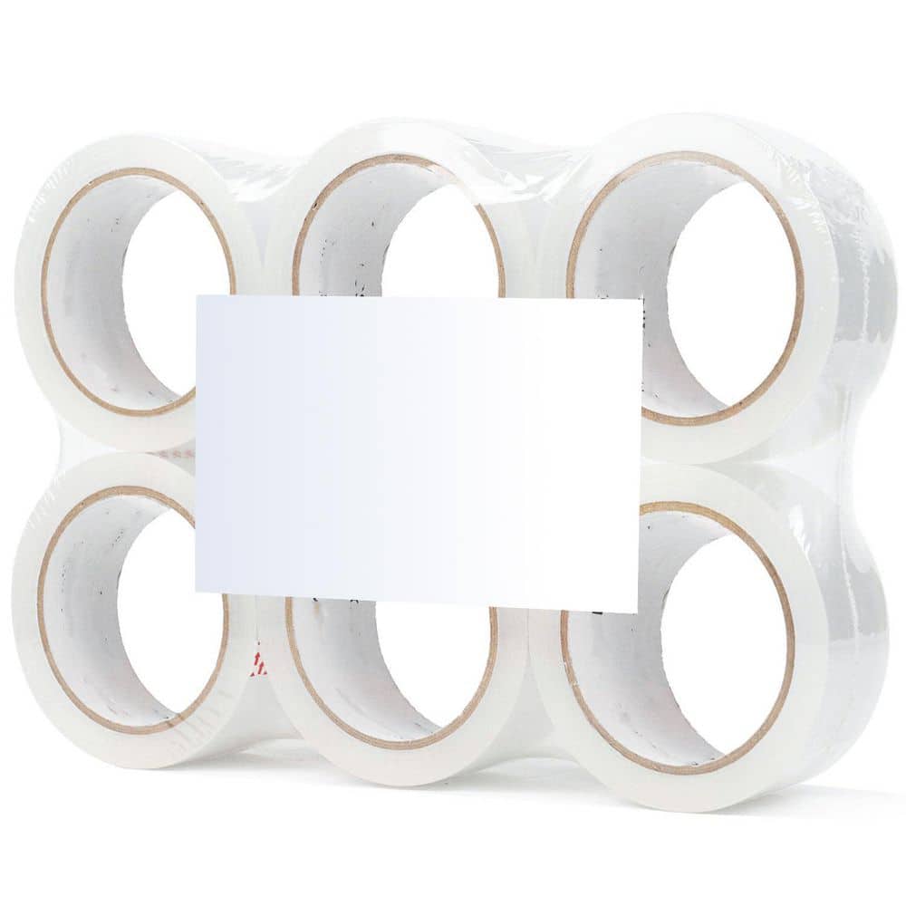 6-Pack Silent Packing Tape 2.4 mil x 1.88 x 55 yds. Heavy Duty Noiseless Tape for Quiet Packing Shipping Storage price history on PriceWatchPro