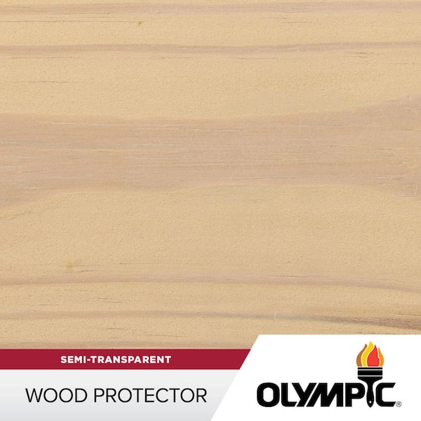 Olympic Wood Protector 1 gal. ST-2030 White Birch Exterior Semi-Transparent Stain Plus Sealer in One