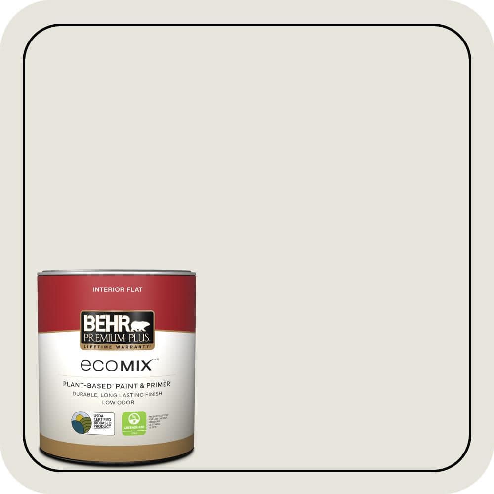 1 qt. #790C-1 Irish Mist Flat EcoMix Plant-Based Interior Paint & Primer price history on PriceWatchPro