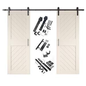 HOMACER XT4 42 in. x 84 in. C-Panel Ebony Slanted Stripe