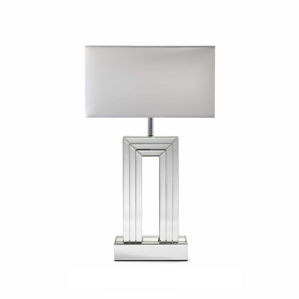 Decor 26 in. Gray Table Lamp