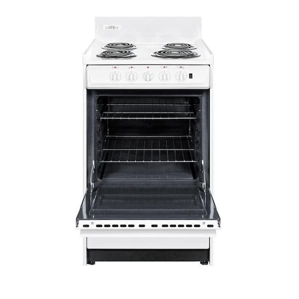 24 in. 2.92 cu. ft. Electric Range in White