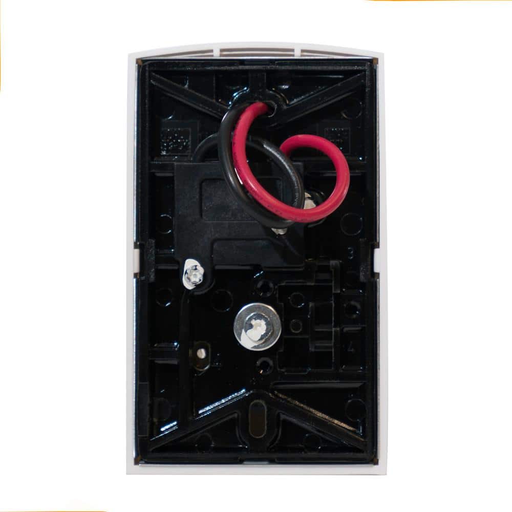 White Single Pole Dial Baseboard Heater Thermostat
