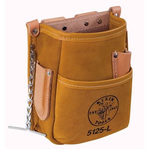 Pocket Tool Pouch with Tape Thong, Leather