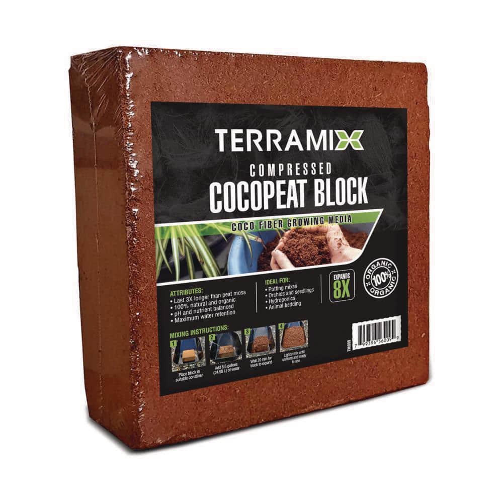 Compressed Cocopeat Block TM009 - The Home Depot