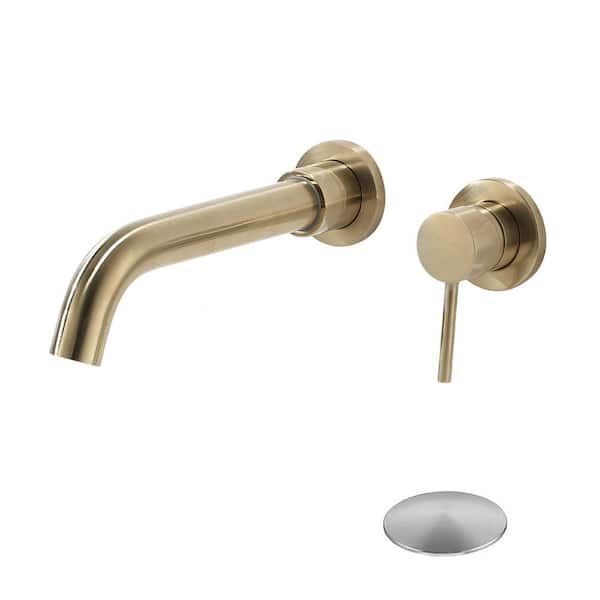 Tahanbath Wall Mounted Bathroom Sink Single Lever Handle