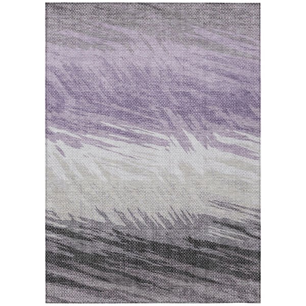 Addison Rugs Chantille Machine Washable Indoor/Outdoor Abstract ACN2272 Lavender 3 ft. x 5 ft. Area Rug
