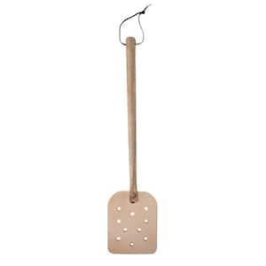 Buffalo Leather Fly Swatter with Wood Handle