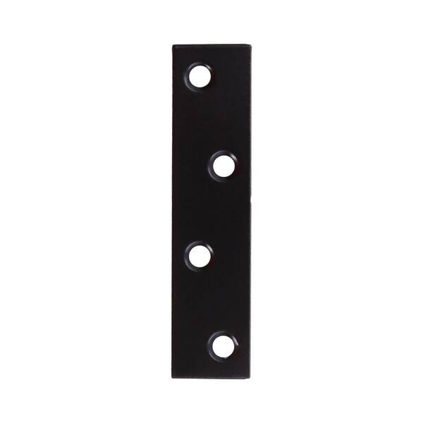 Everbilt 5 In. Black Mending Plate 21100 - The Home Depot