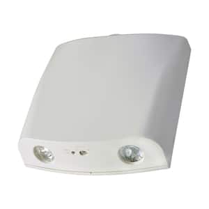 Atlite 0.7W 2-Head Integrated LED White Emergency Light w/ NiCad and Self-Diagnost
