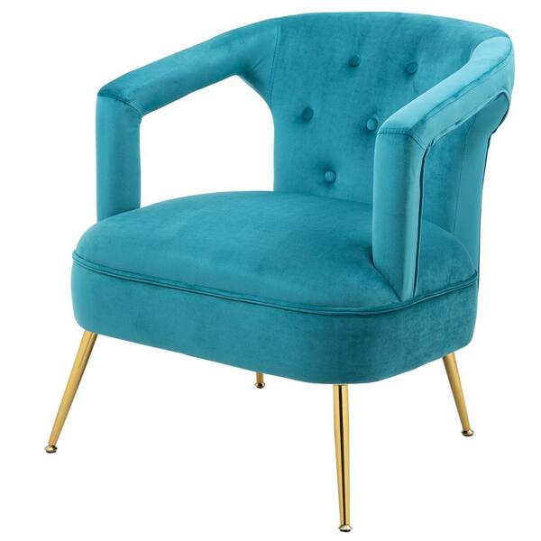 light teal armchair