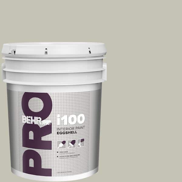 5 gal. #BNC-04 Comforting Gray Eggshell Interior Paint